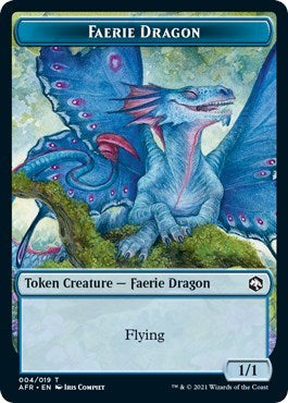 Faerie Dragon Token (Promo Pack: Adventures in the Forgotten Realms) Near Mint