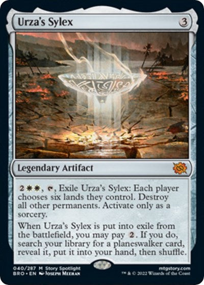 Urza's Sylex (The Brothers' War) Light Play Foil