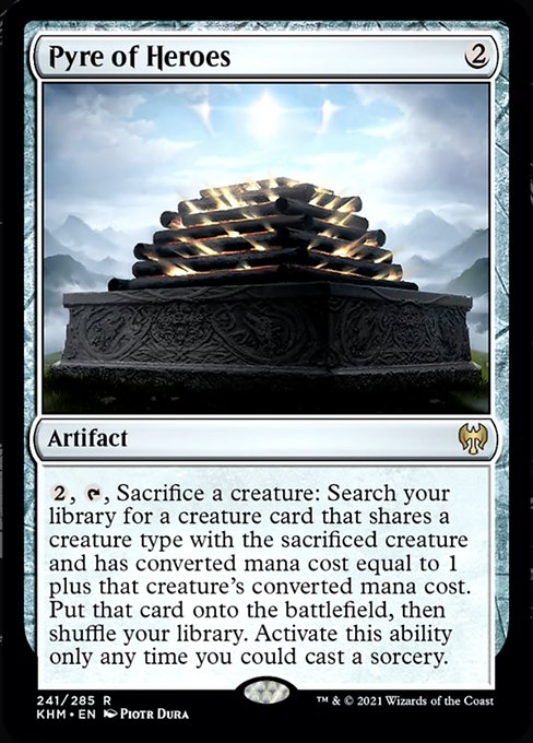 Pyre of Heroes (Kaldheim) Near Mint Foil
