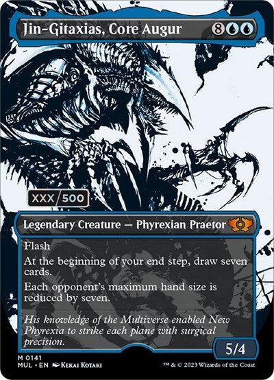 Jin-Gitaxias, Core Augur (Serialized) (March of the Machine: Multiverse Legends) Near Mint Foil