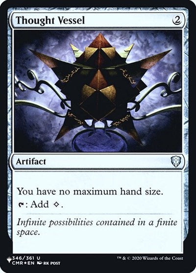 Thought Vessel (Secret Lair Commander: Heads I Win, Tails You Lose) Near Mint Foil