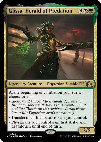 Glissa, Herald of Predation (March of the Machine) Near Mint