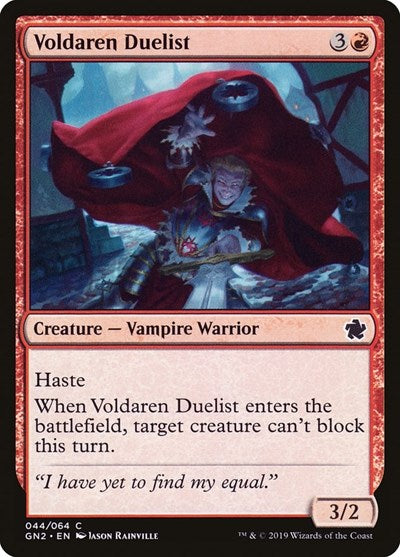 Voldaren Duelist (Magic Game Night 2019) Near Mint