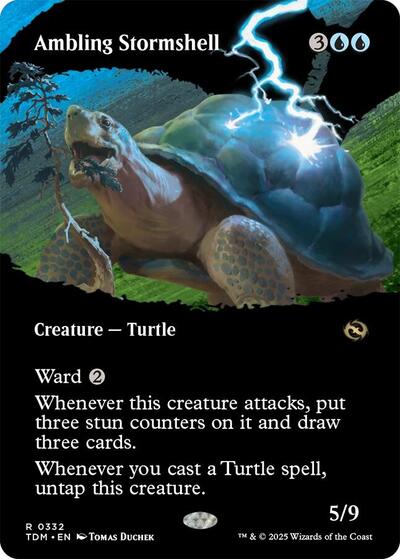 Ambling Stormshell (Borderless) (Tarkir: Dragonstorm) Near Mint