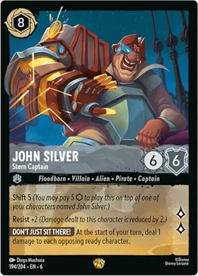 John Silver - Stern Captain (Azurite Sea) Near Mint