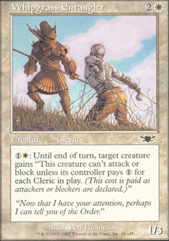 Whipgrass Entangler (Legions) Light Play Foil