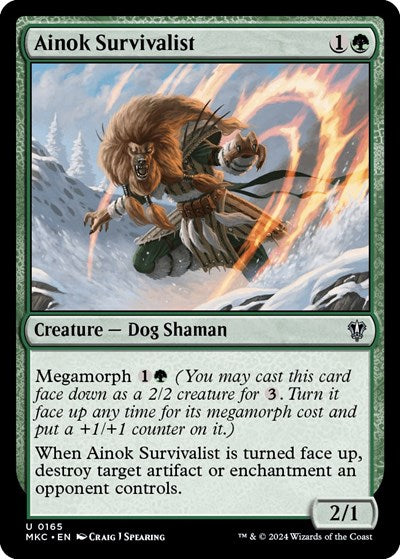 Ainok Survivalist (Commander: Murders at Karlov Manor) Light Play
