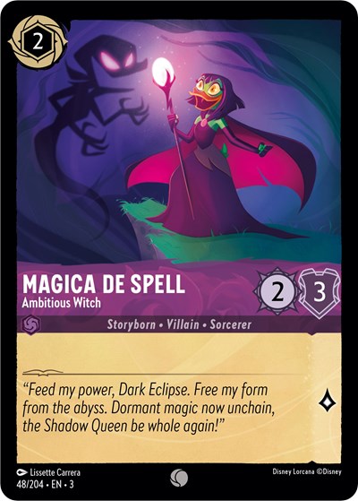 Magica De Spell - Ambitious Witch (Into the Inklands) Near Mint Cold Foil