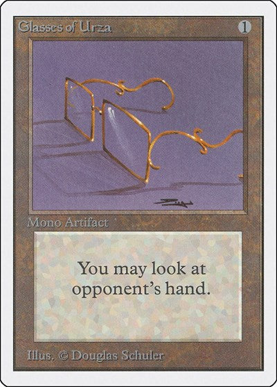 Glasses of Urza (Unlimited) Light Play