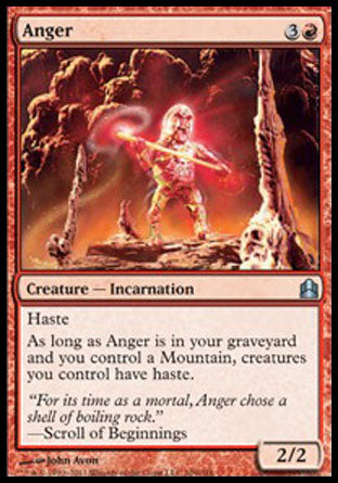 Anger (Commander) Heavy Play
