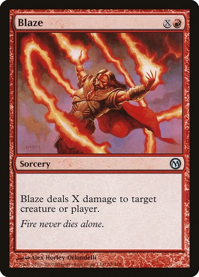 Blaze (Duels of the Planeswalkers) Medium Play