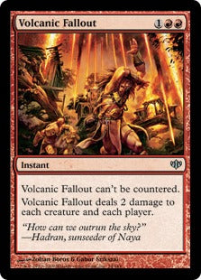 Volcanic Fallout (Conflux) Medium Play Foil