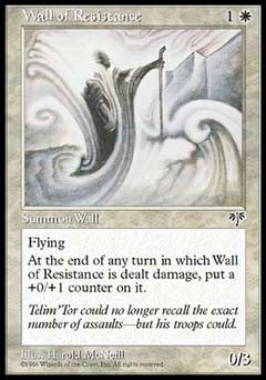 Wall of Resistance (Mirage) Near Mint