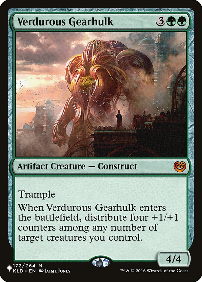 Verdurous Gearhulk (The List) Near Mint