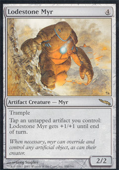 Lodestone Myr (Mirrodin) Medium Play