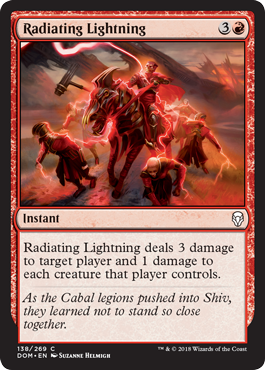 Radiating Lightning (Dominaria) Light Play