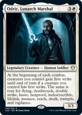 Odric, Lunarch Marshal (Commander 2020 Ikoria) Near Mint