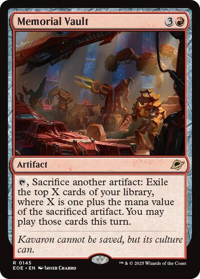 Memorial Vault (Edge of Eternities) Light Play