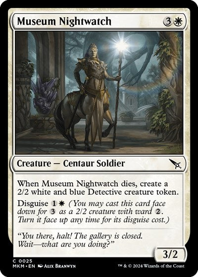 Museum Nightwatch (Murders at Karlov Manor) Light Play Foil