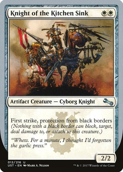 Knight of the Kitchen Sink (A) (Unstable) Near Mint