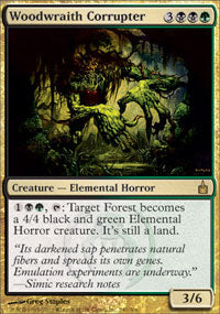 Woodwraith Corrupter (Ravnica) Medium Play Foil