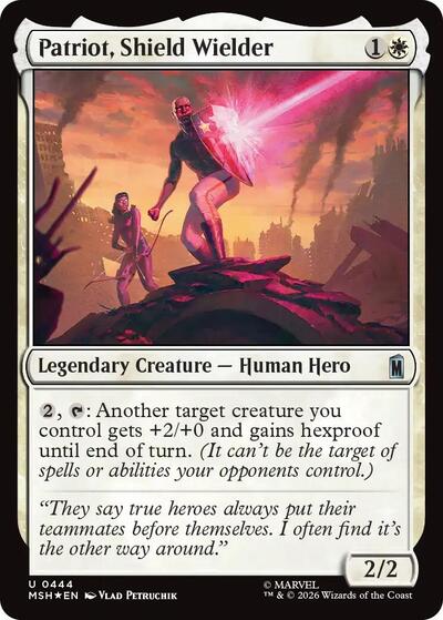 Patriot, Shield Wielder (Surge Foil) (Marvel Super Heroes) Near Mint Foil