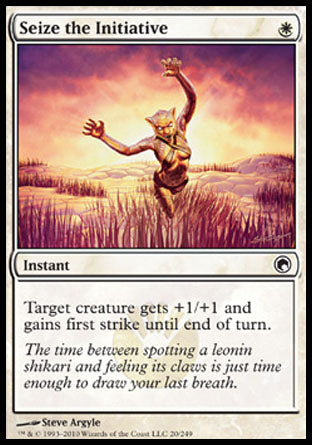 Seize the Initiative (Scars of Mirrodin) Medium Play Foil