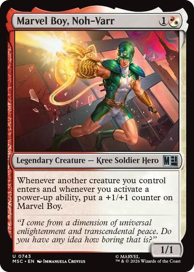 Marvel Boy, Noh-Varr (Marvel Super Heroes) Near Mint Foil