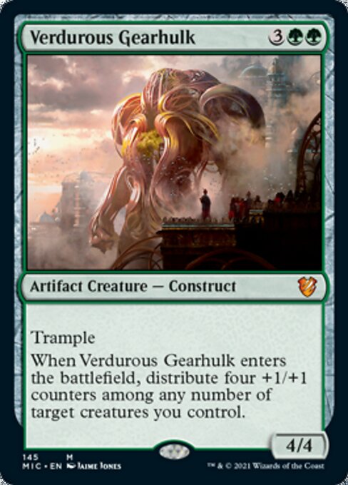 Verdurous Gearhulk (Commander 2021 Midnight Hunt) Light Play