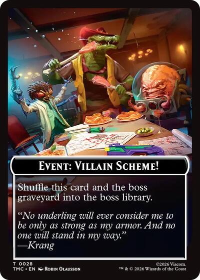 Event: Villain Scheme! (Commander: Teenage Mutant Ninja Turtles) Near Mint