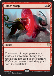 Chaos Warp (Commander 2018) Light Play