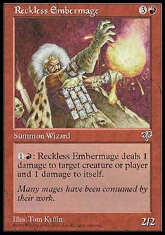 Reckless Embermage (Mirage) Near Mint