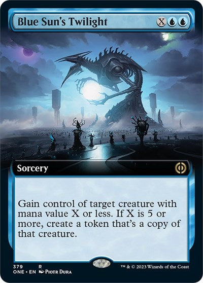 Blue Sun's Twilight (Extended Art) (Phyrexia: All Will Be One) Light Play Foil