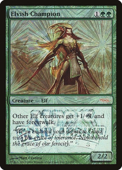 Elvish Champion (Scholarship Series) (Promos: Junior Series) Light Play Foil