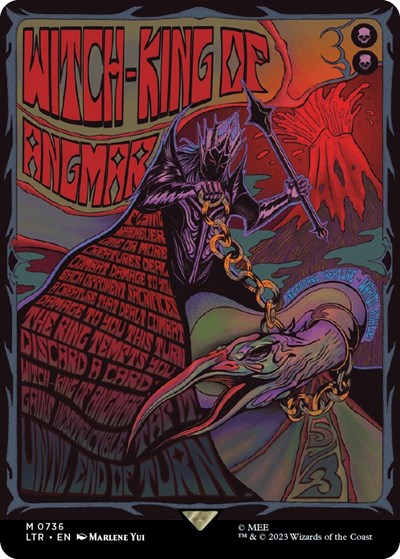 Witch-king of Angmar (Borderless Poster) (Universes Beyond: The Lord of the Rings: Tales of Middle-earth) Near Mint Foil