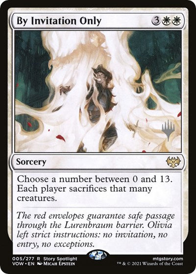 By Invitation Only (Promo Pack: Kamigawa: Neon Dynasty) Near Mint