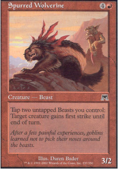 Spurred Wolverine (Onslaught) Medium Play