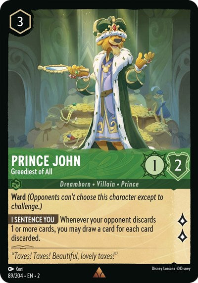 Prince John - Greediest of All (Rise of the Floodborn) Near Mint