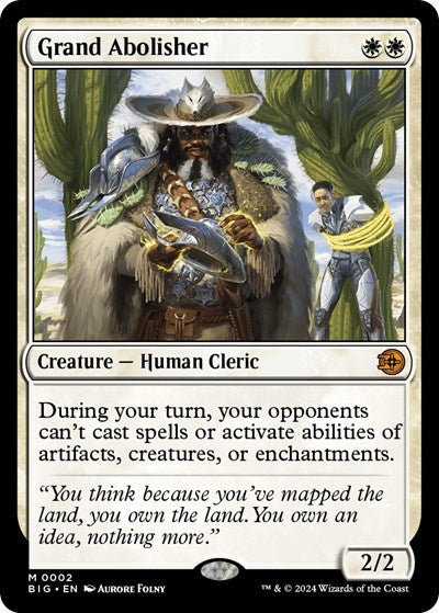 Grand Abolisher (Outlaws of Thunder Junction: The Big Score) Light Play Foil