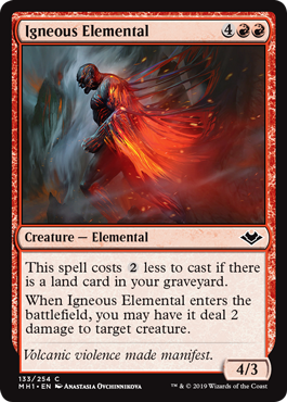 Igneous Elemental (Modern Horizons) Light Play Foil