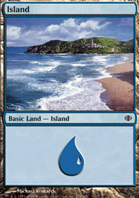 Island (234) (Shards of Alara) Medium Play