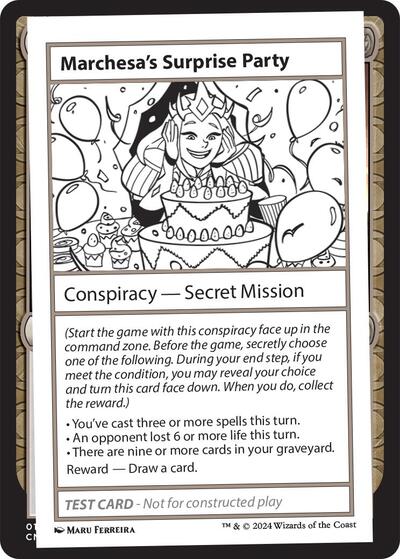 Marchesa's Surprise Party (Mystery Booster 2 Playtest Cards) Near Mint