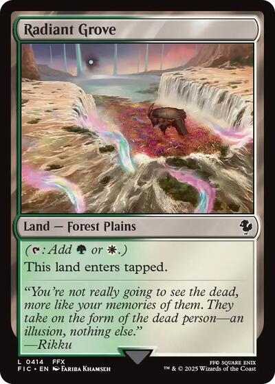 Radiant Grove (Surge Foil) (Commander: FINAL FANTASY) Near Mint Foil