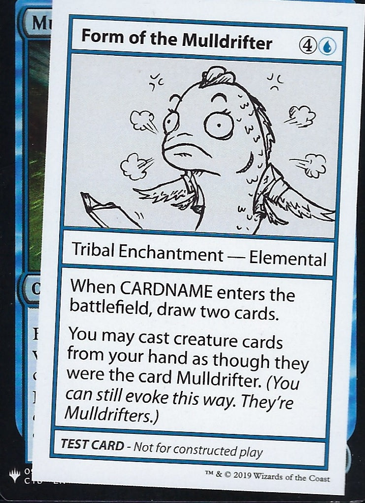 Form of the Mulldrifter (Mystery Booster Test Print) Light Play