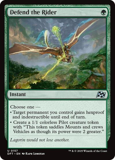 Defend the Rider (Aetherdrift) Near Mint
