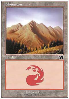 Mountain (344) (Classic 6th Edition) Medium Play