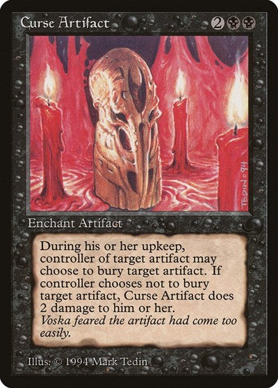 Curse Artifact (The Dark) Heavy Play