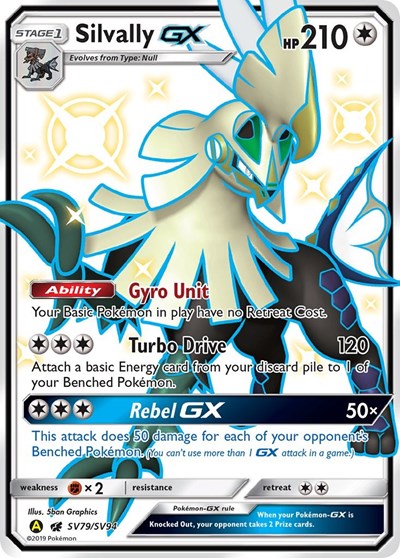 Silvally GX (Hidden Fates: Shiny Vault) Near Mint Holofoil