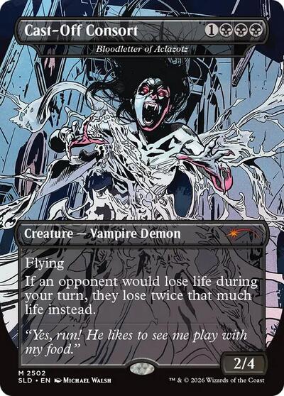 Cast-Off Consort - Bloodletter of Aclazotz (Secret Lair) Light Play Foil