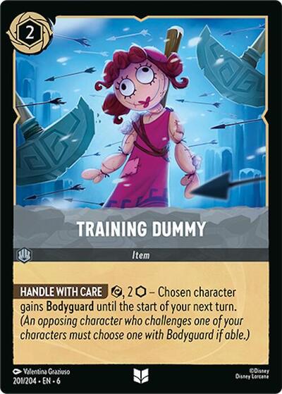 Training Dummy (Azurite Sea) Near Mint Cold Foil